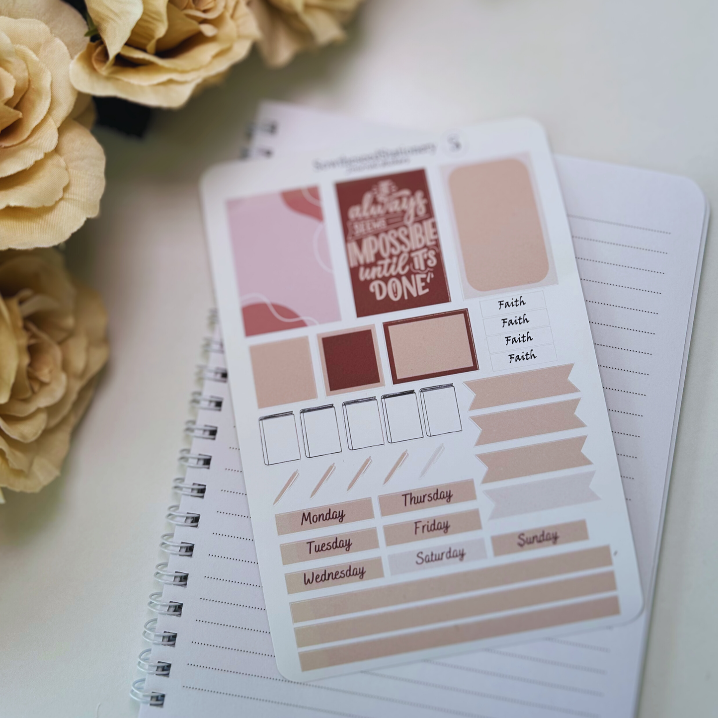 Faith-Based Journaling Stickers | Christian Planner Stickers for Bible Study & Prayer