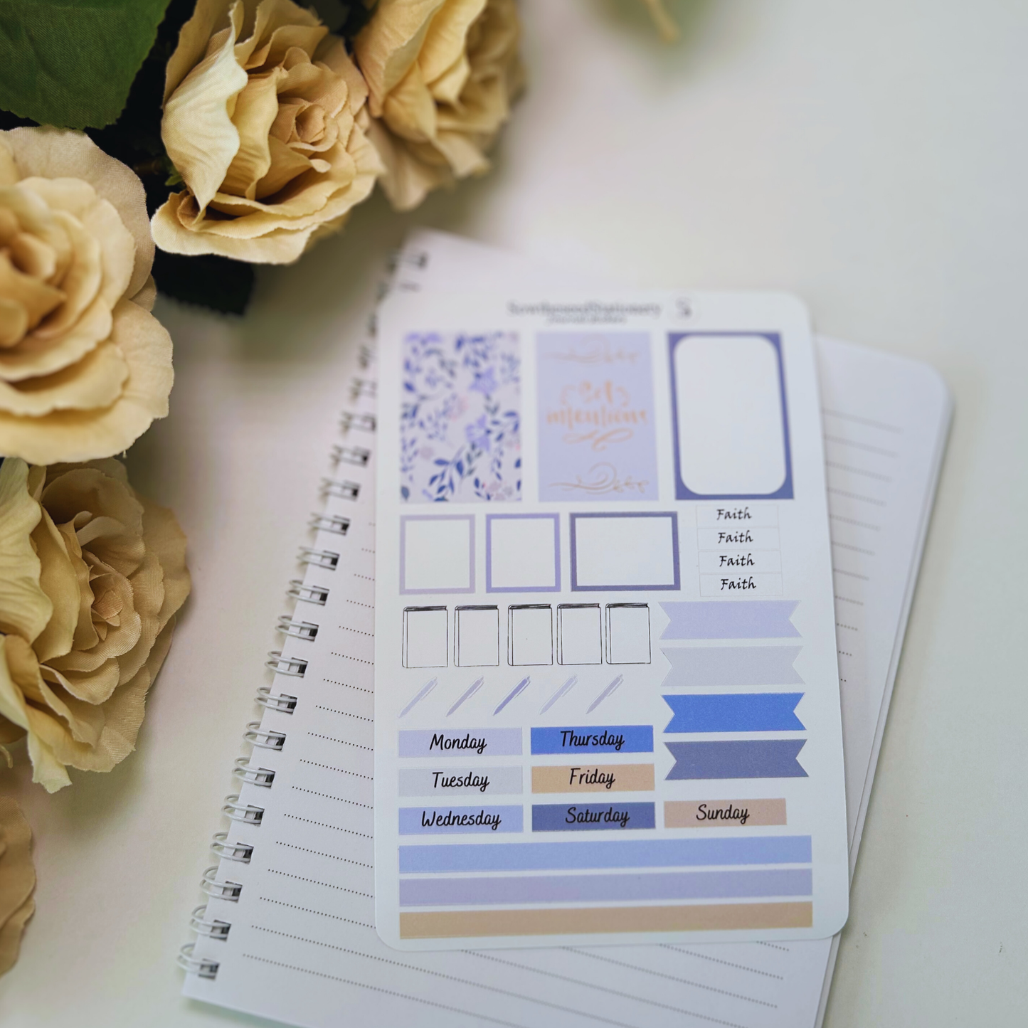 Faith-Based Journaling Stickers | Christian Planner Stickers for Bible Study & Prayer