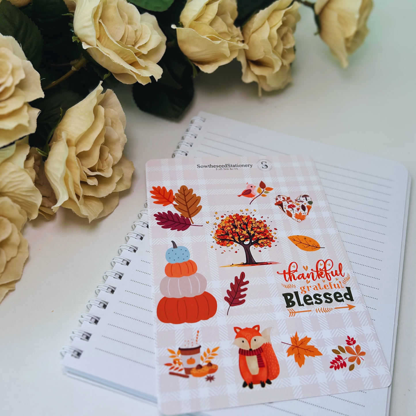 Fall Stickers – Cozy & Autumn-Themed Planner Stickers for Journals