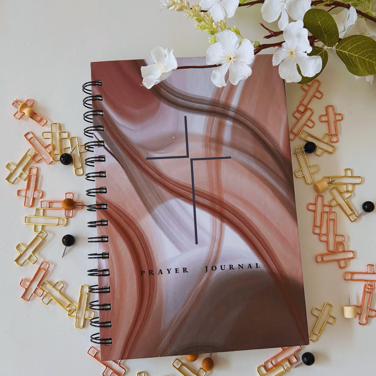 Wavy Prayer Journal – Faith, Vision & Reflection
