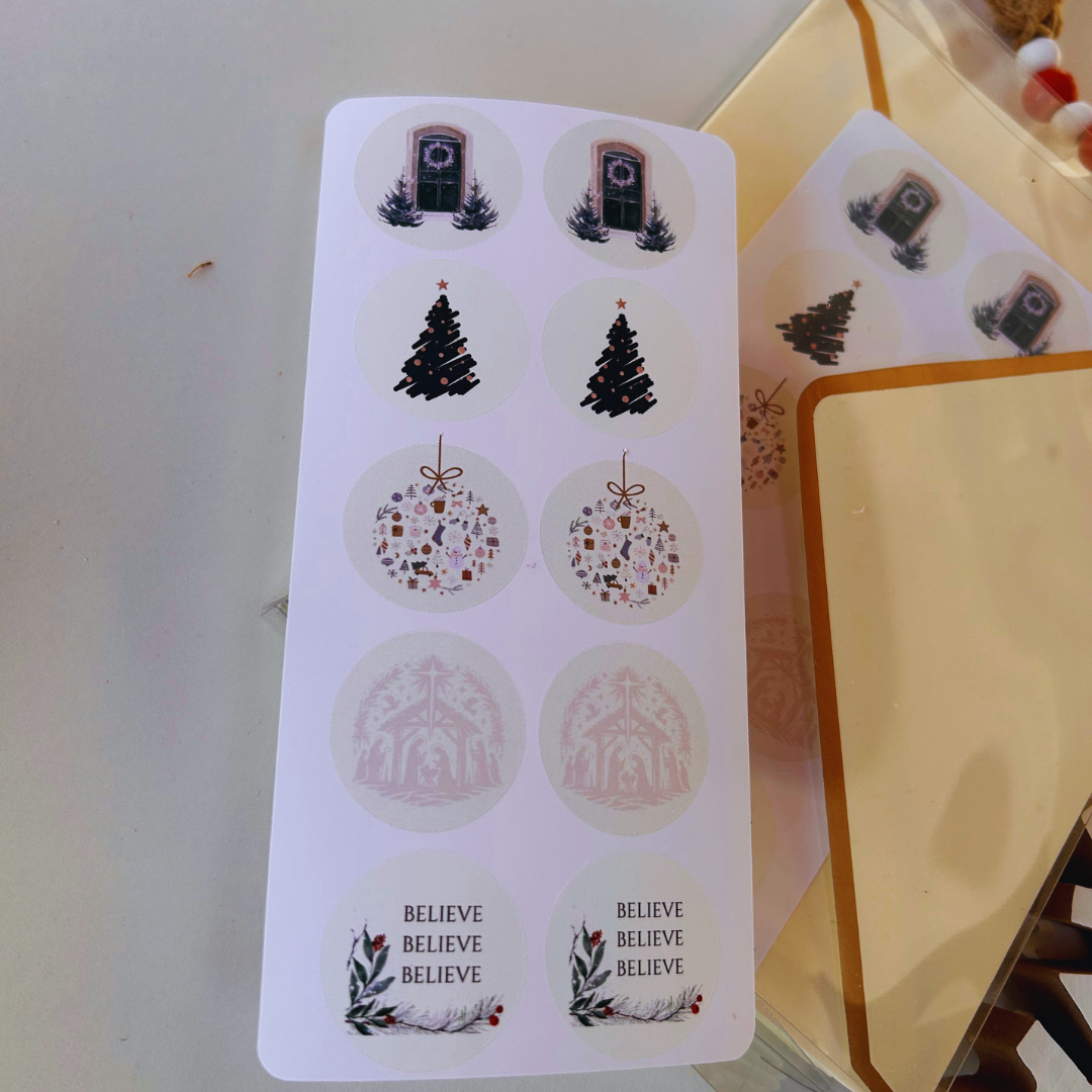 Faith-Based Christmas Sticker Designs – Christian Holiday