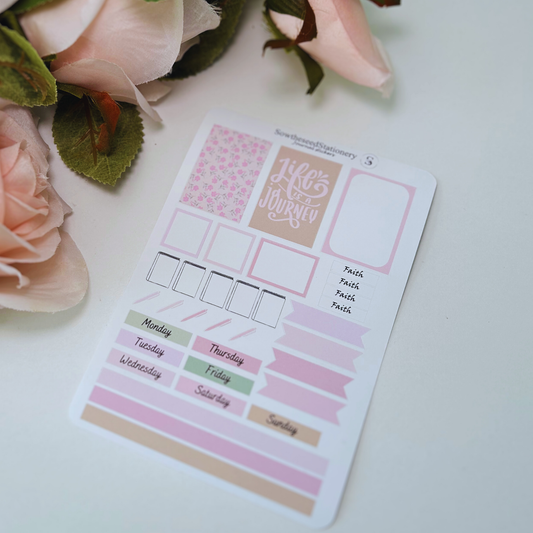 Faith-Based Journaling Stickers | Christian Planner Stickers for Bible Study & Prayer