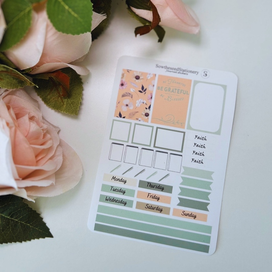 Faith-Based Journaling Stickers | Christian Planner Stickers for Bible Study & Prayer