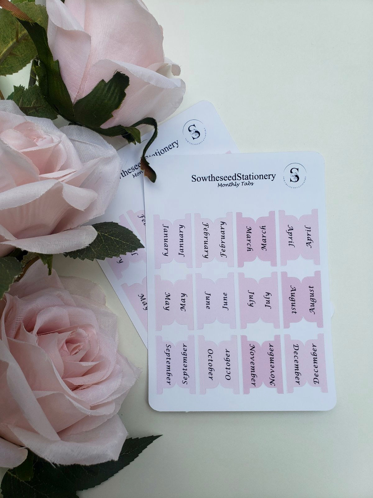 Pink Tabs – Elegant & Inspirational Organization for Your Planner