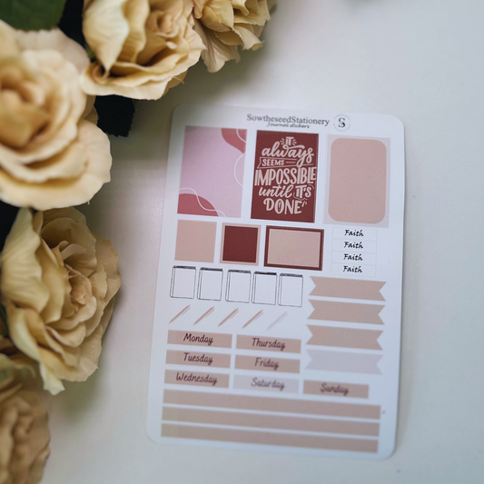 Faith-Based Journaling Stickers | Christian Planner Stickers for Bible Study & Prayer