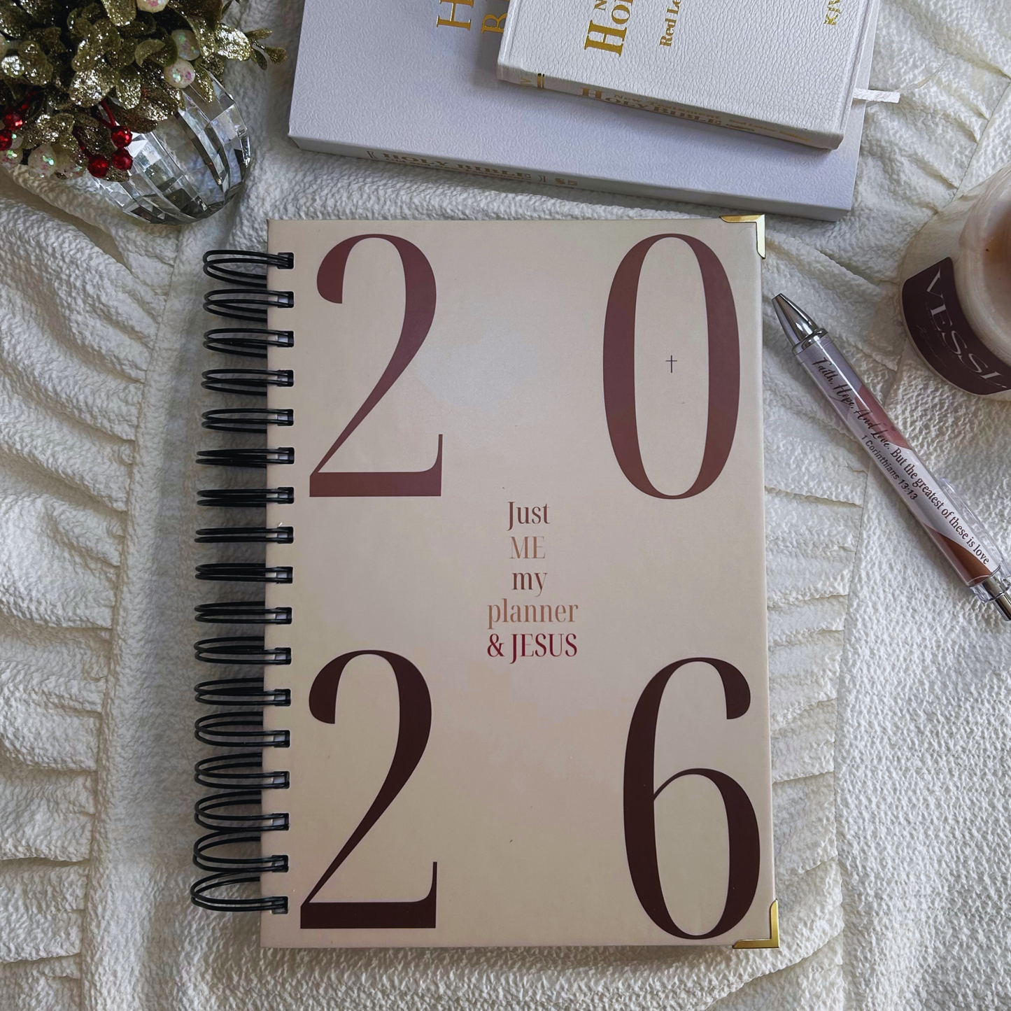 Just me, my planner, & Jesus 2026