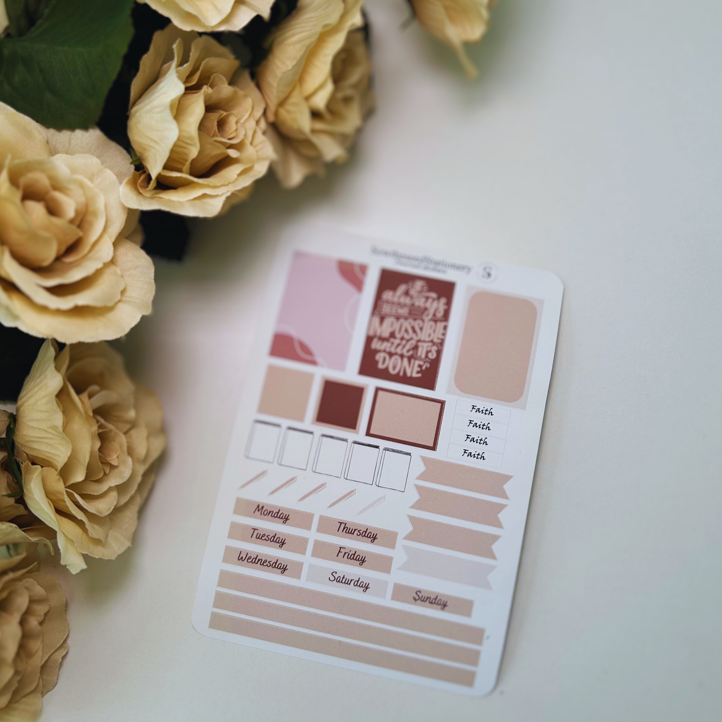 Faith-Based Journaling Stickers | Christian Planner Stickers for Bible Study & Prayer