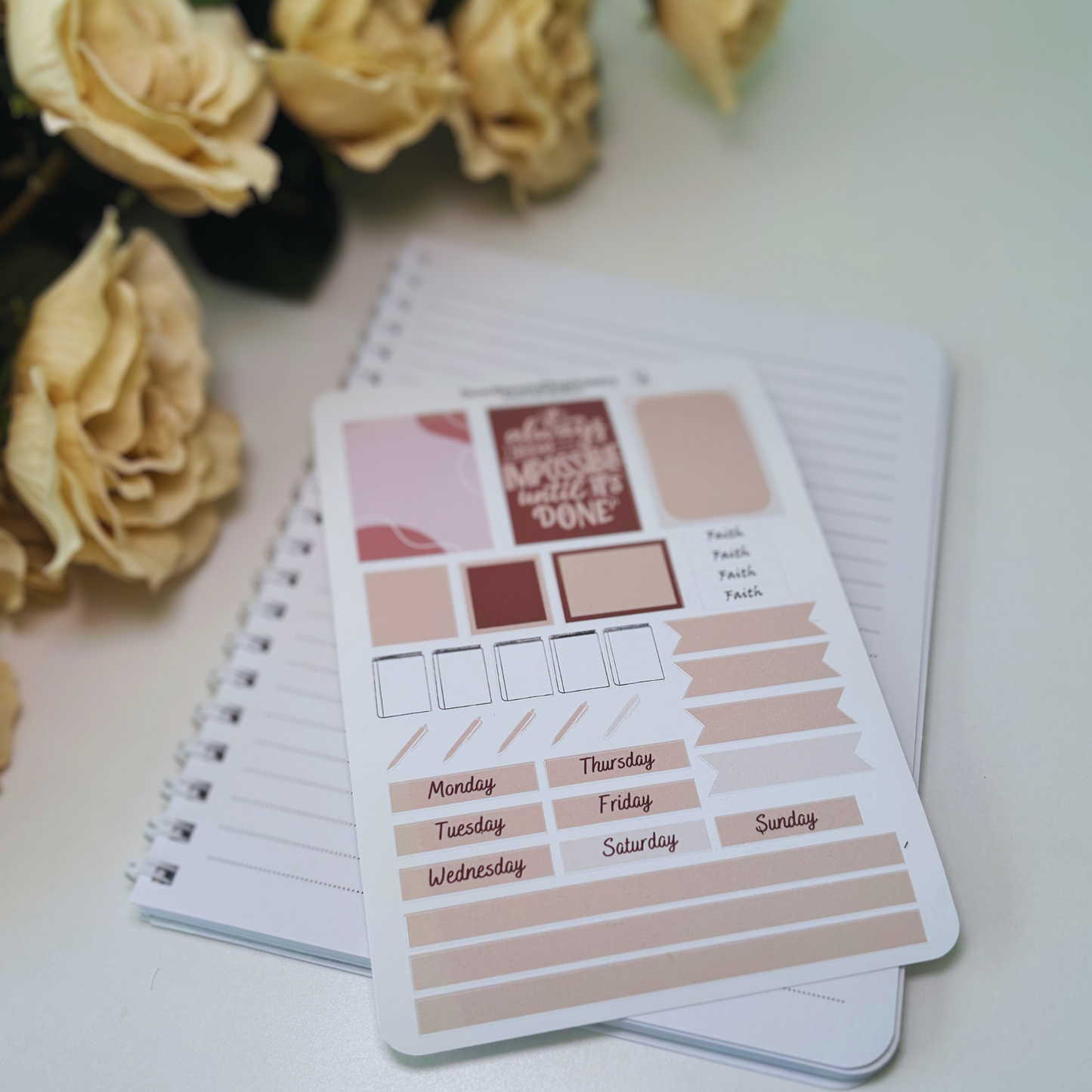 Faith-Based Journaling Stickers | Christian Planner Stickers for Bible Study & Prayer