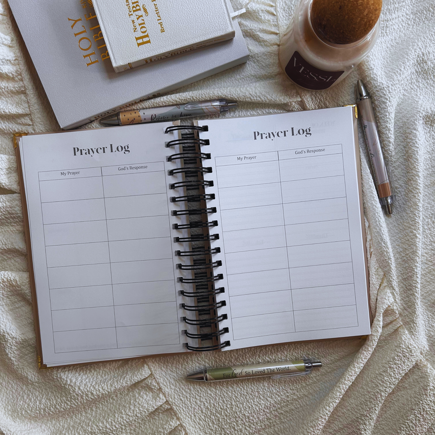 Blush Pink -Just me, my planner, & Jesus 2026