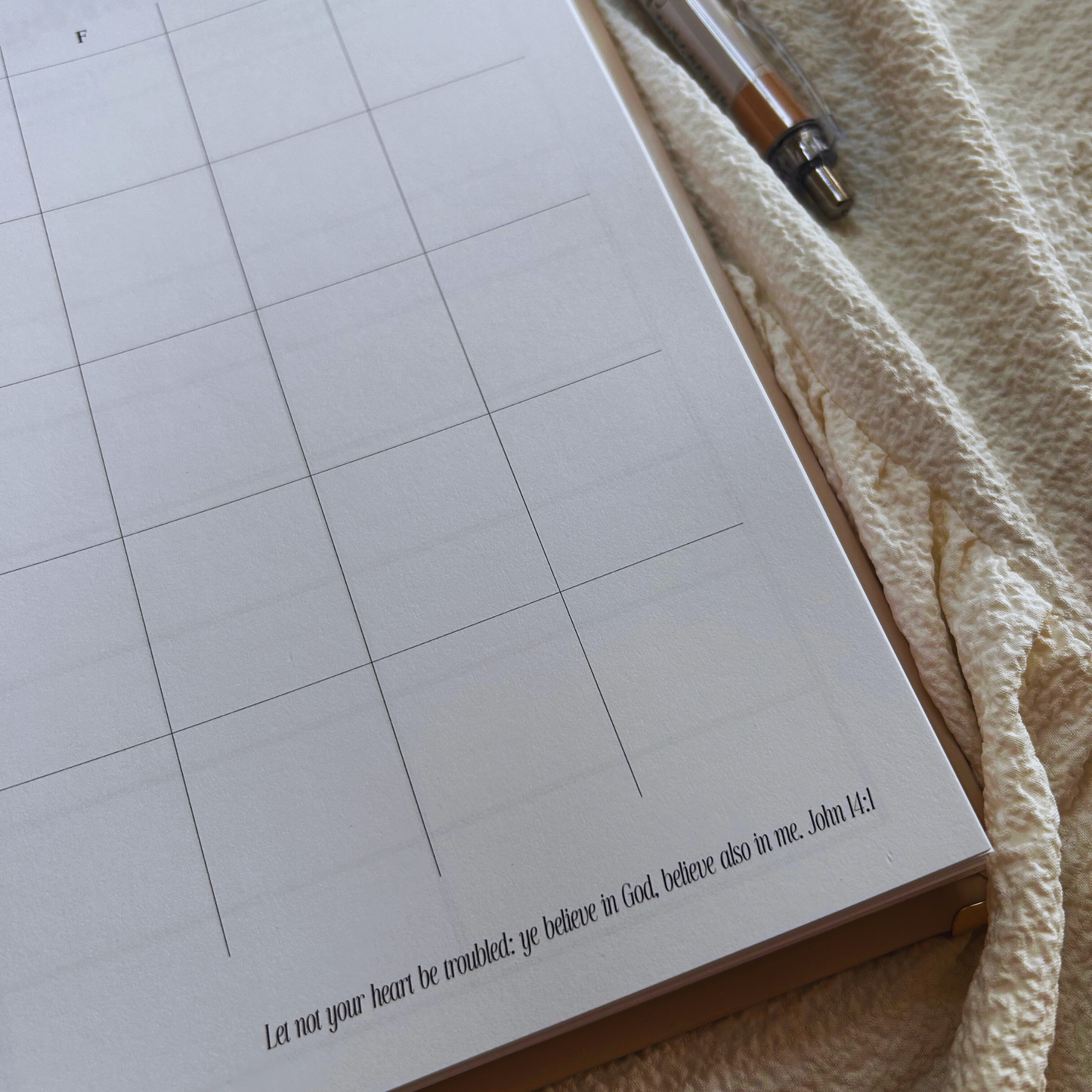 Blush Pink -Just me, my planner, & Jesus 2026