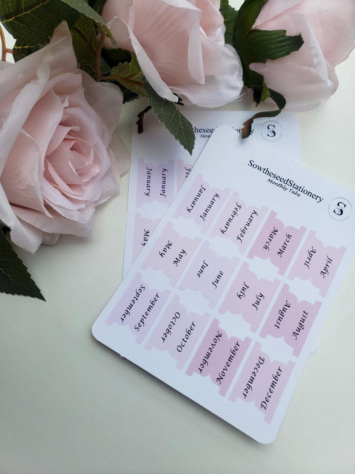 Pink Tabs – Elegant & Inspirational Organization for Your Planner