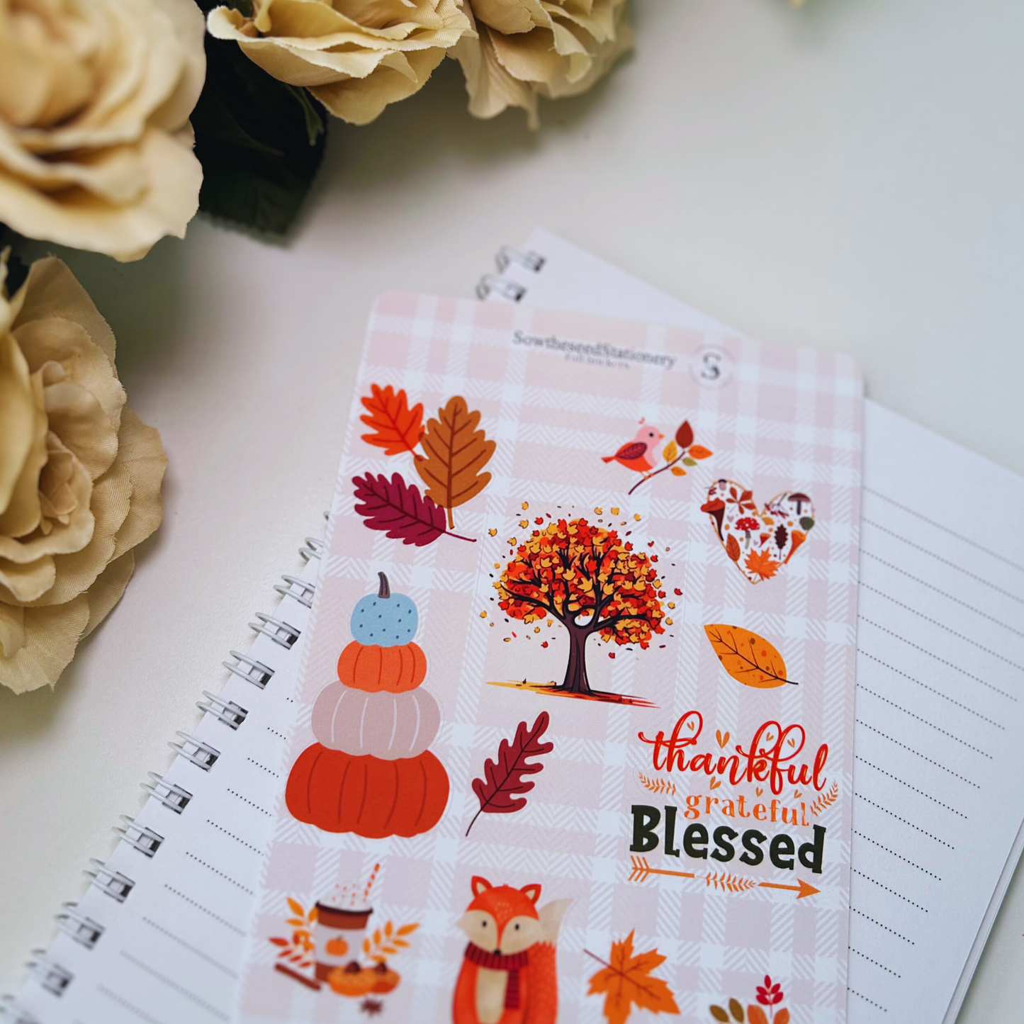 Fall Stickers – Cozy & Autumn-Themed Planner Stickers for Journals