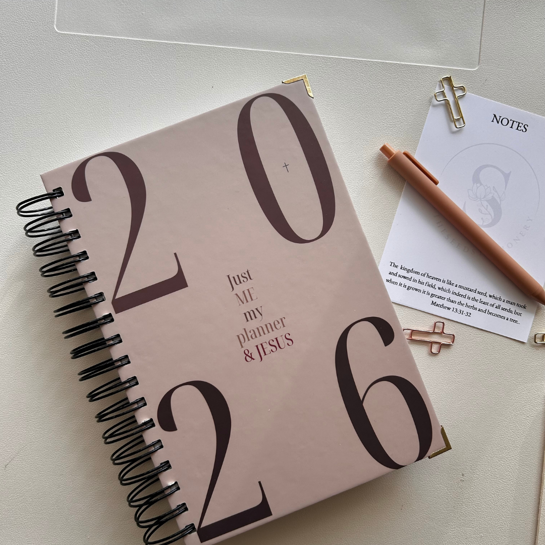 Just me, my planner, & Jesus 2026