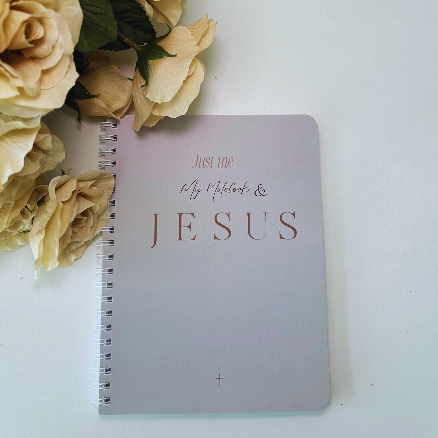 Just Me, My Notebook, and Jesus – Faith-Based Lined Journal for Prayer & Reflection