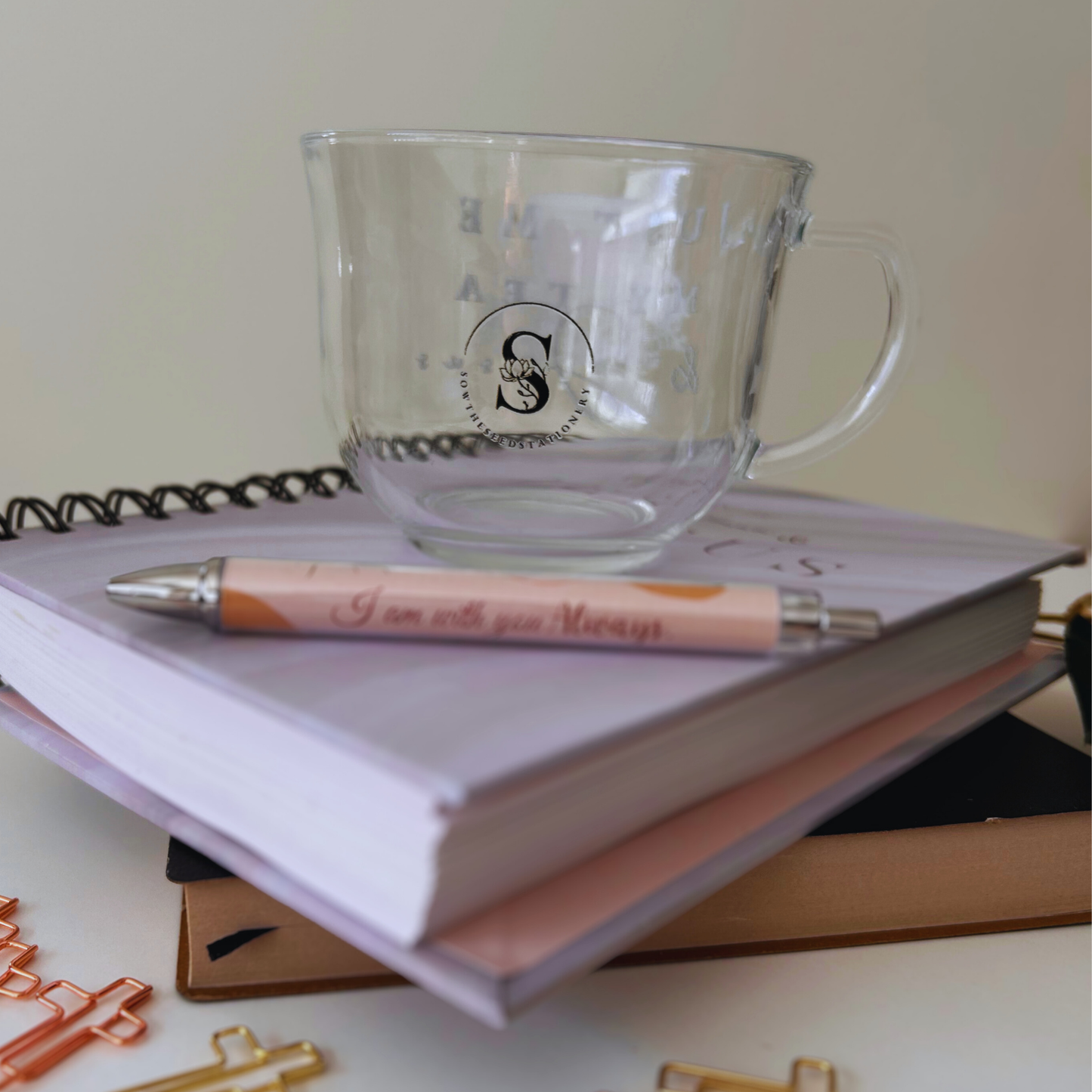 Just Me, My Tea, and Jesus – Clear Tea Mug