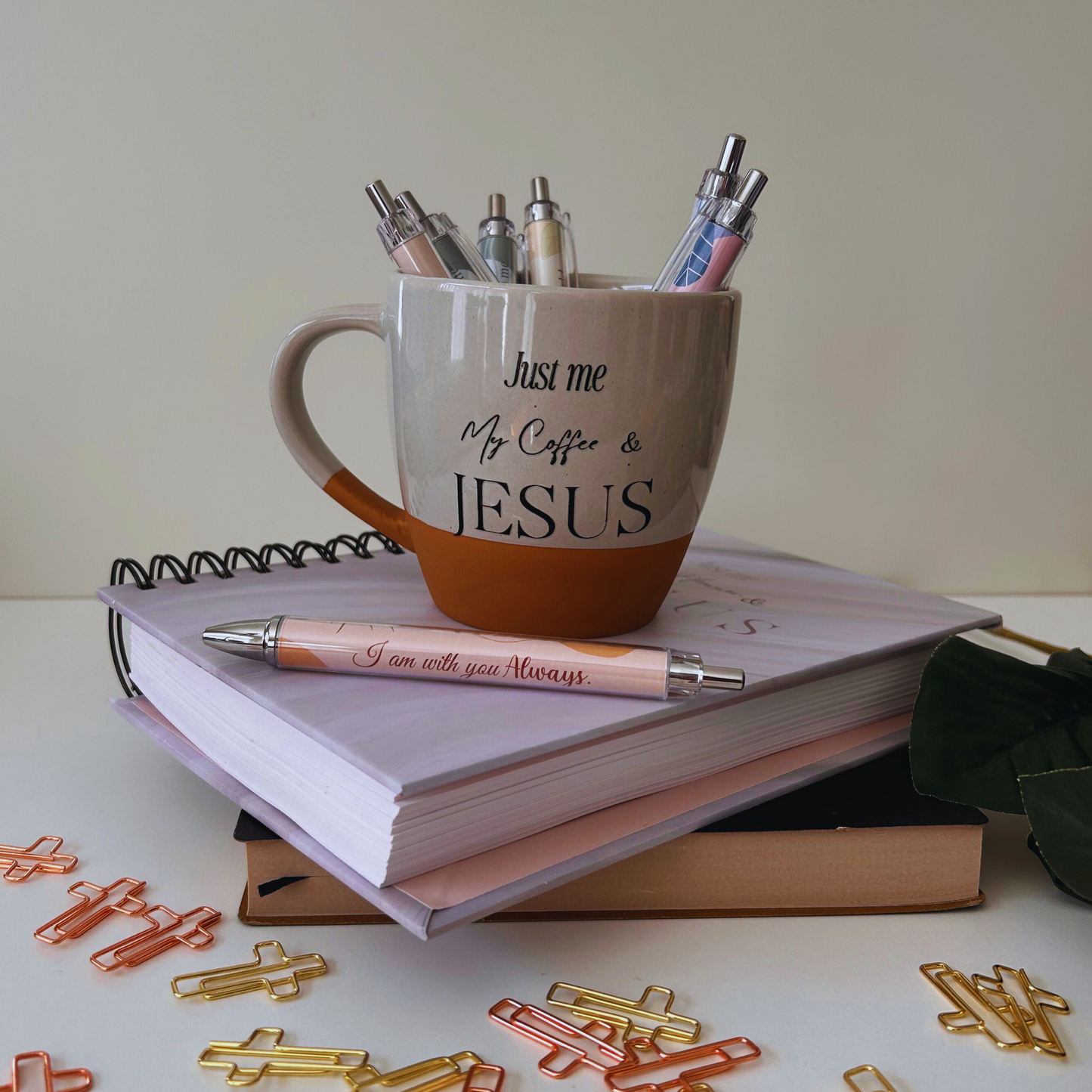 Me, My Coffee, and Jesus – Faith-Inspired Mug