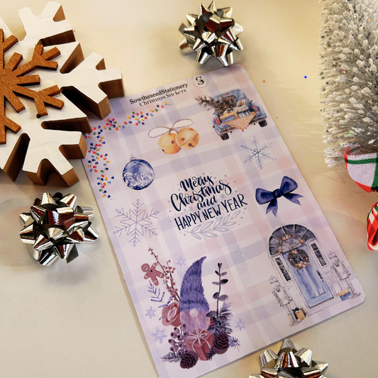 Holiday Sticker Pack -Winter Decor Stickers -Planner Stickers