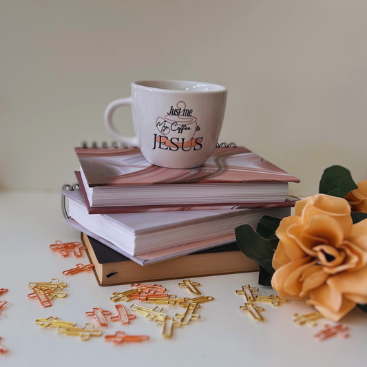 Me, My Coffee, and Jesus – White Mug