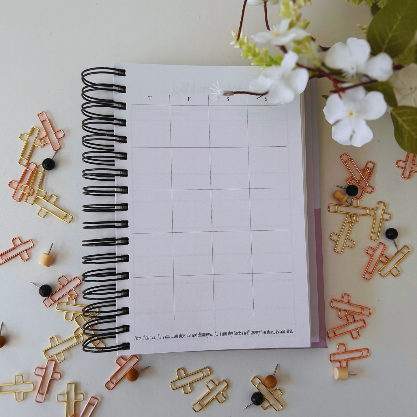 Wavy Faith Planner – Christian Goal-Setting | Weekly & Monthly Organizer