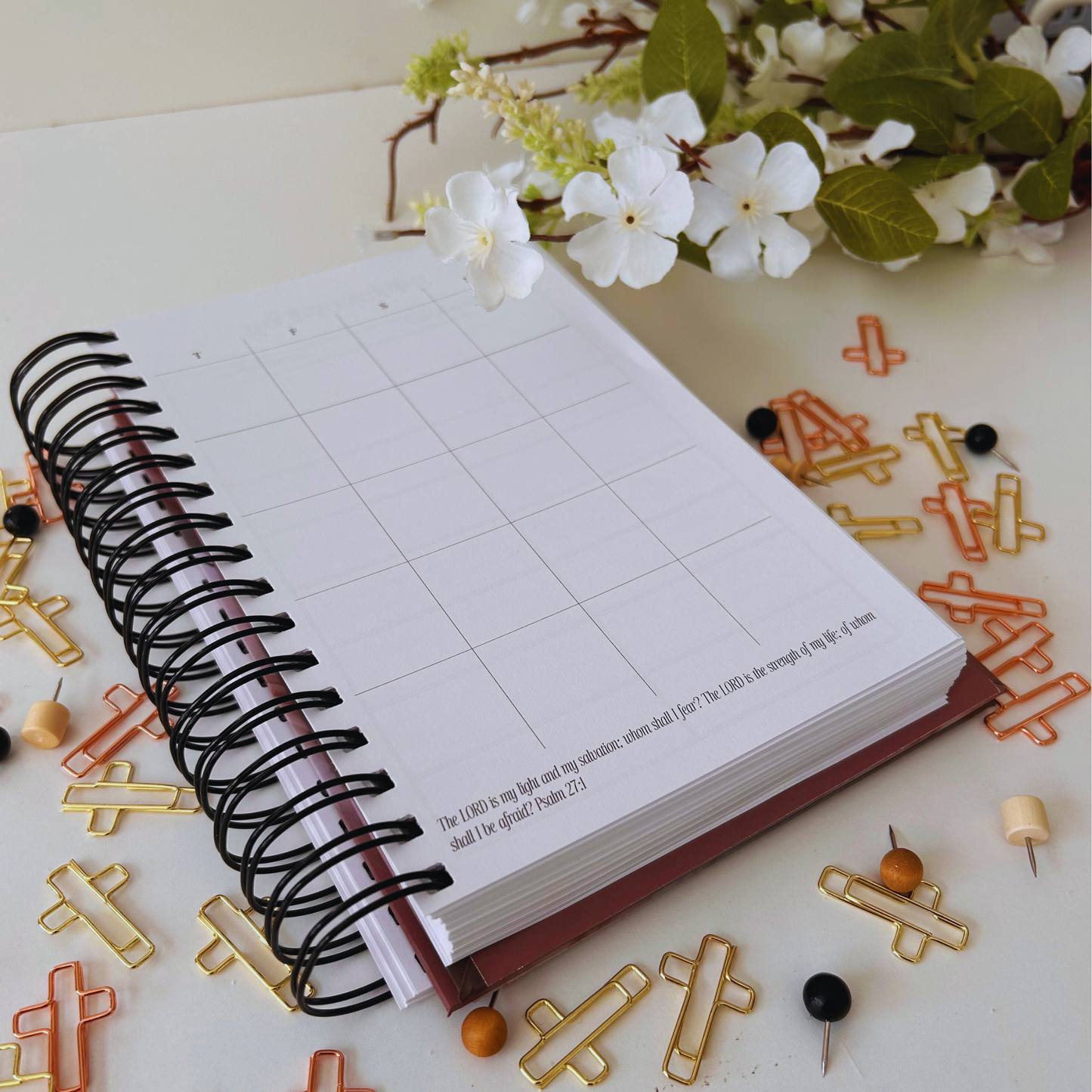 Wavy Faith Planner – Christian Goal-Setting | Weekly & Monthly Organizer