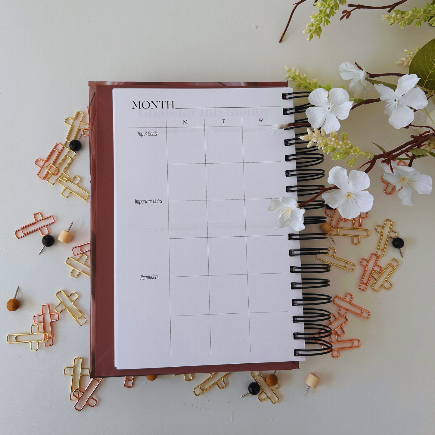 Wavy Faith Planner – Christian Goal-Setting | Weekly & Monthly Organizer