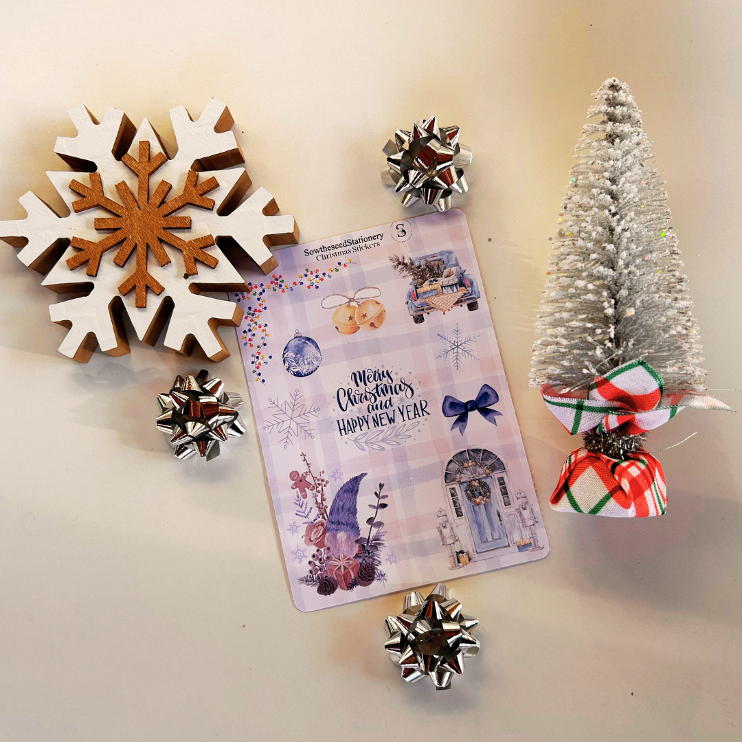 Holiday Sticker Pack -Winter Decor Stickers -Planner Stickers