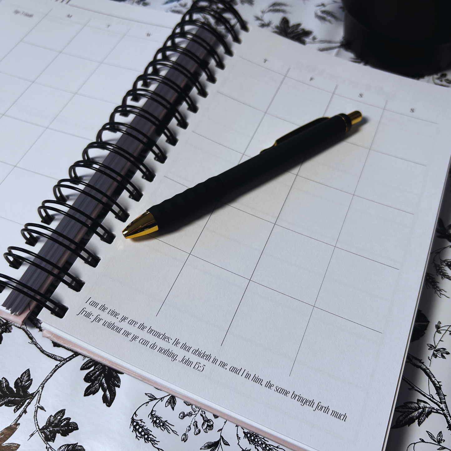 Periwinkle Minimalistic Faith Planner – Christian Goal-Setting & Prayer Journal | Weekly & Monthly Organizer