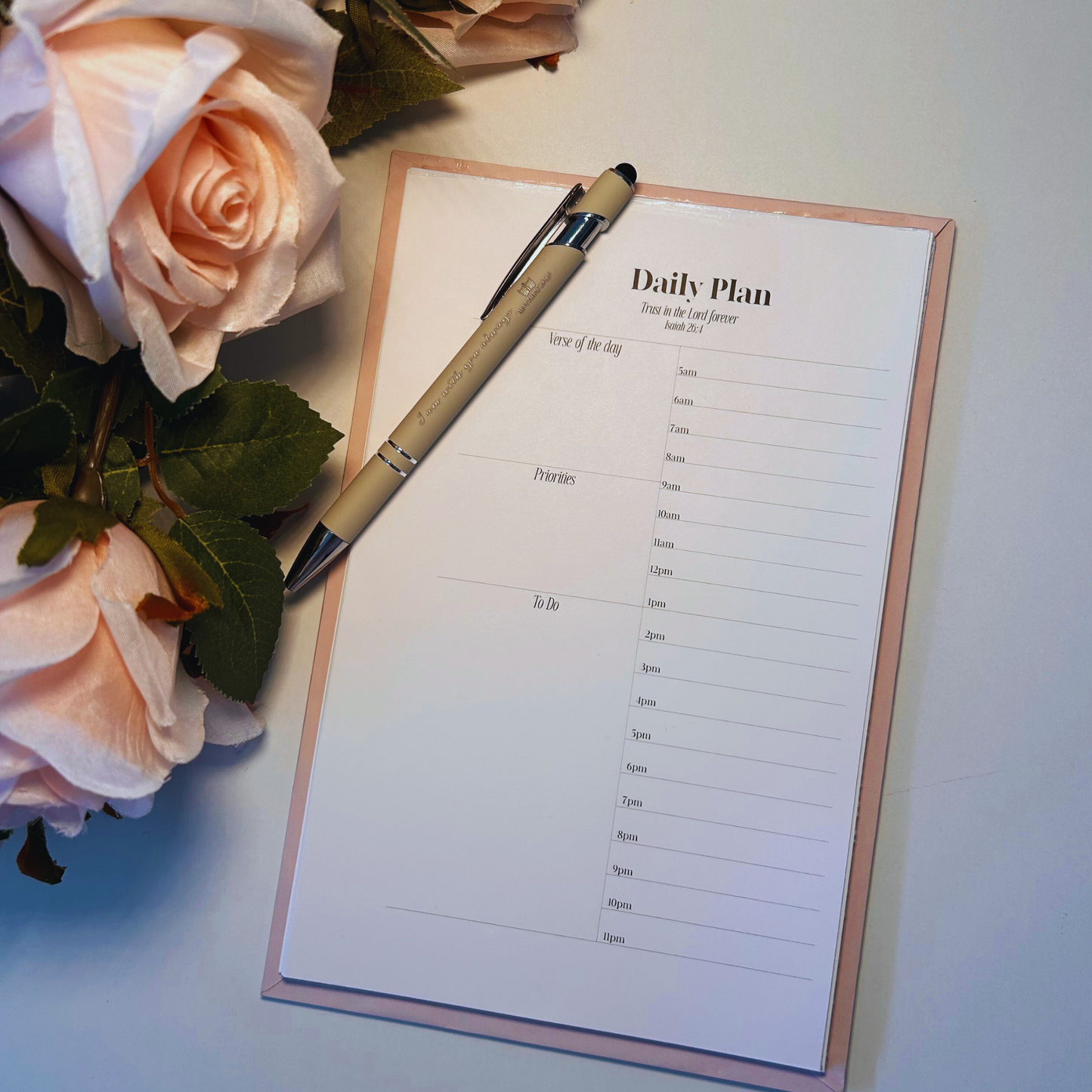 Daily Plan Notepad
