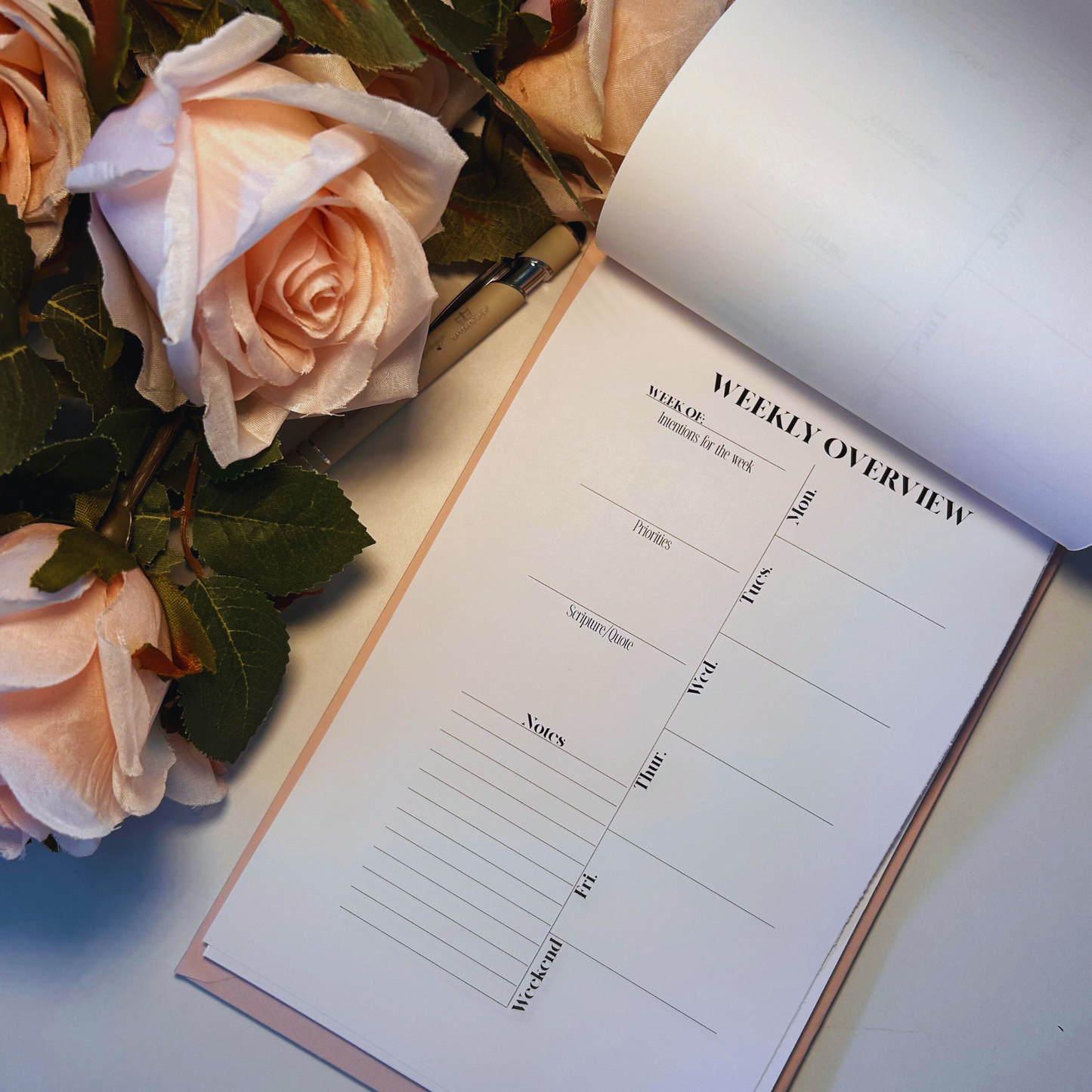 Weekly Overview Notepad