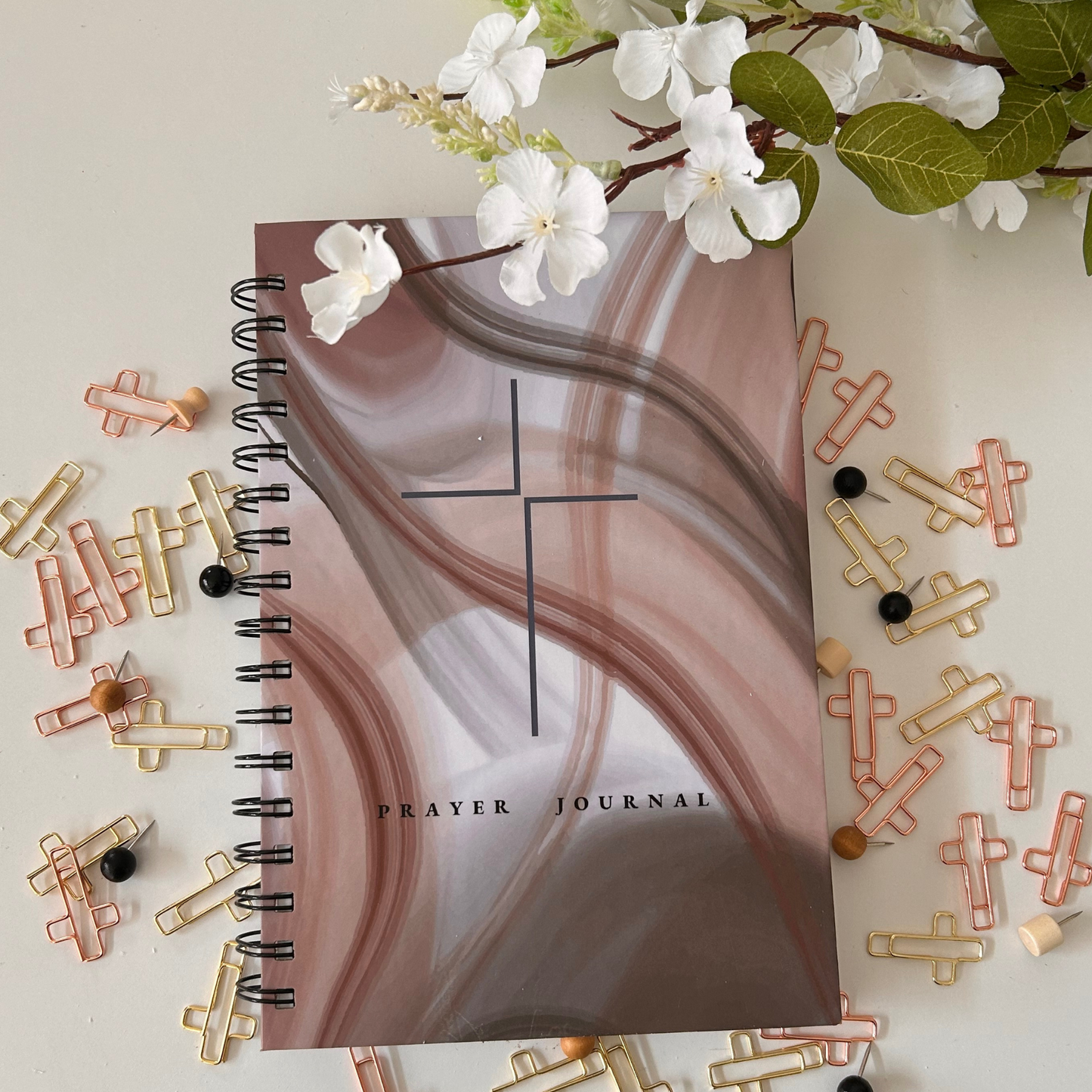 Wavy Prayer Journal – Faith, Vision & Reflection