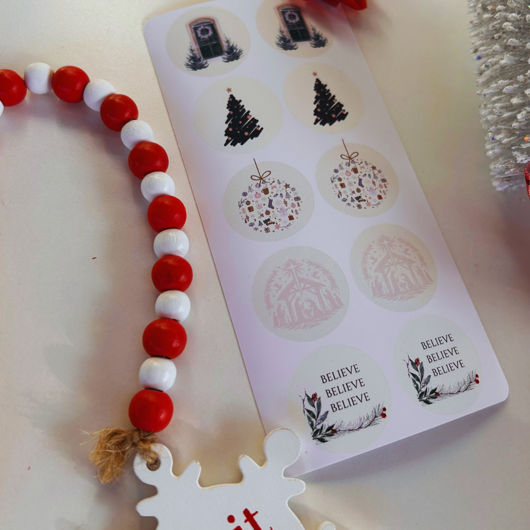 Faith-Based Christmas Sticker Designs – Christian Holiday
