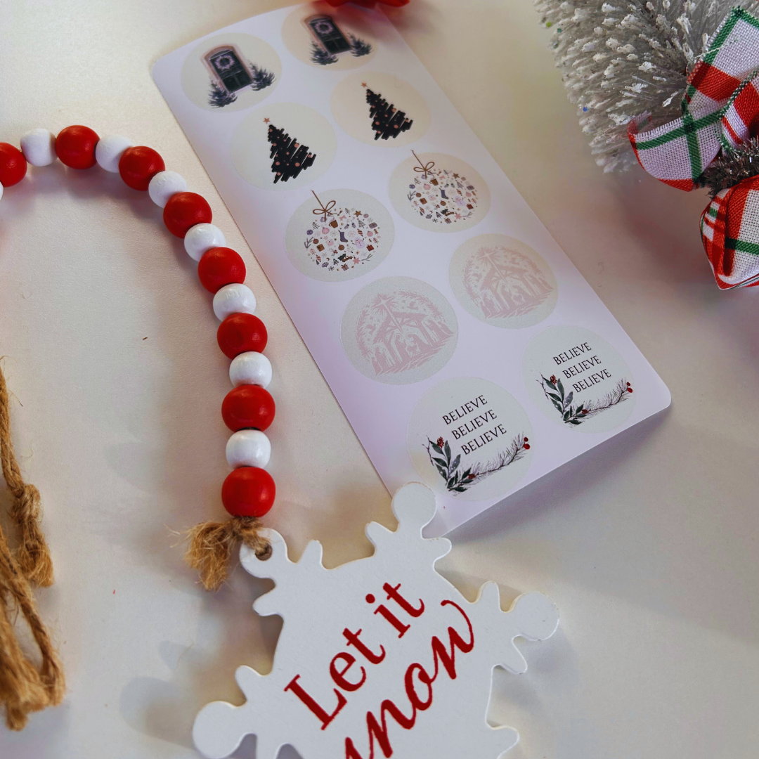 Faith-Based Christmas Sticker Designs – Christian Holiday