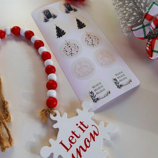 Faith-Based Christmas Sticker Designs – Christian Holiday