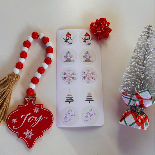 Faith-Based Christmas Stickers– Christian Holiday