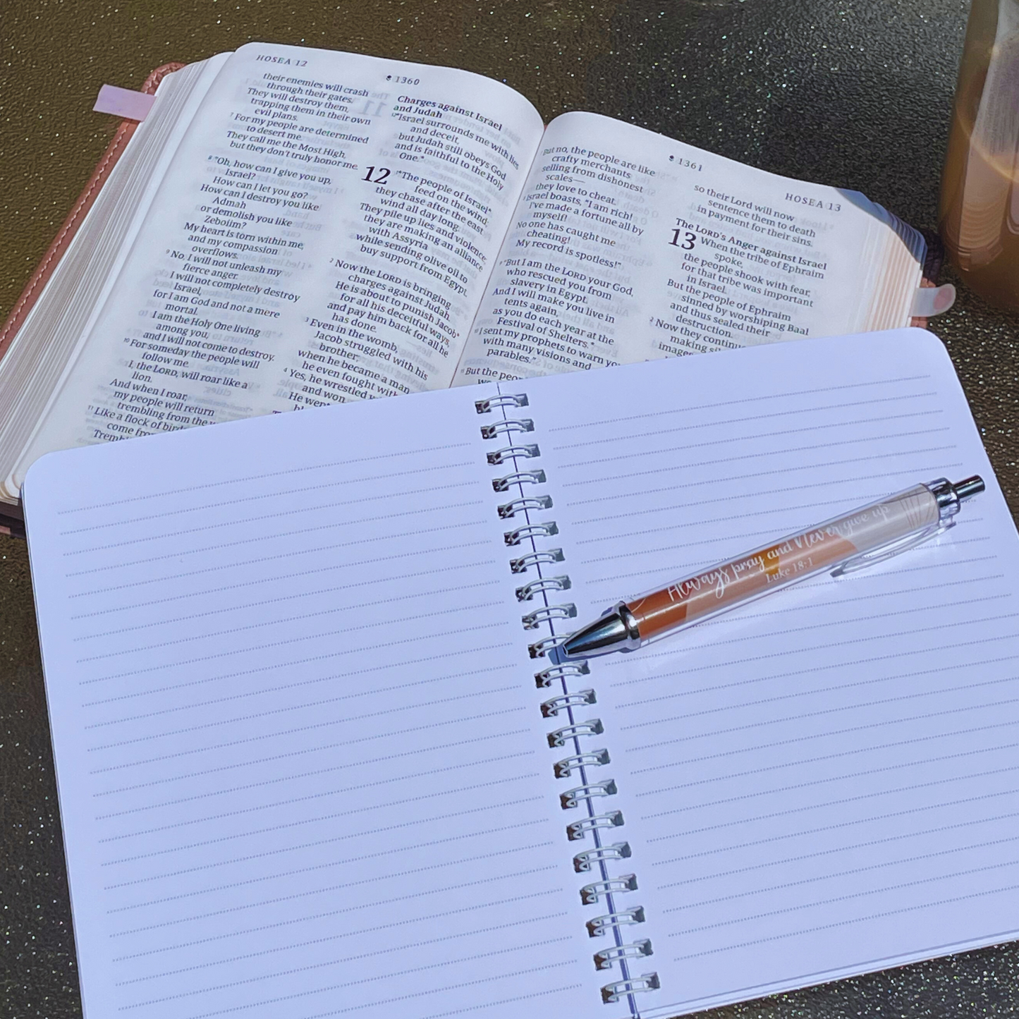 Just Me, My Notebook, and Jesus – Faith-Based Lined Journal for Prayer & Reflection