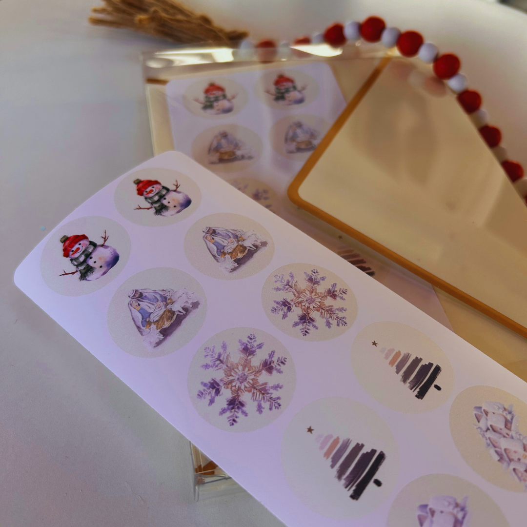 Faith-Based Christmas Stickers– Christian Holiday