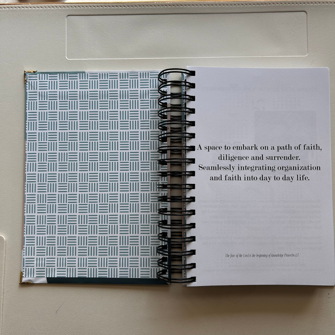God's will over Everything Planner