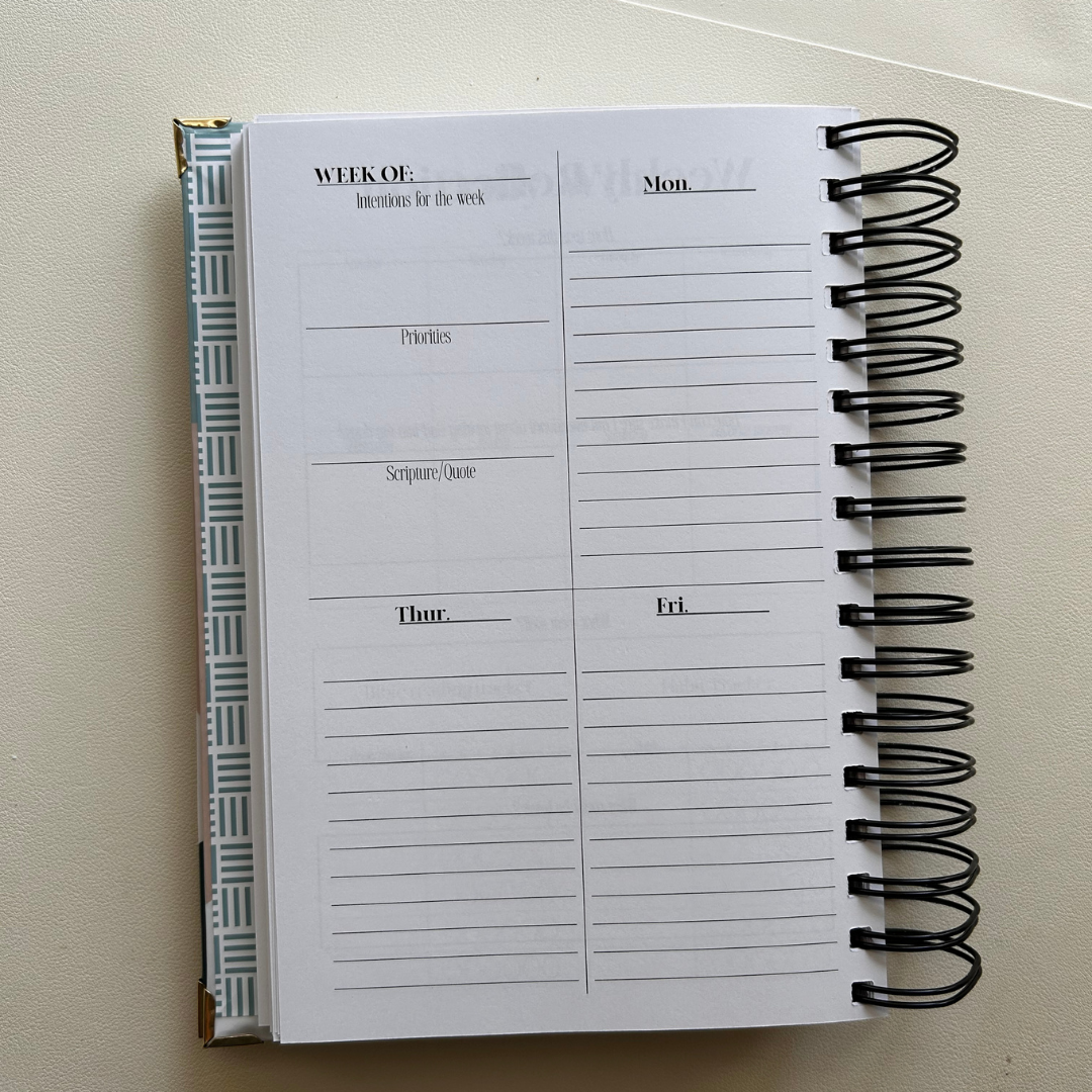 God's will over Everything Planner
