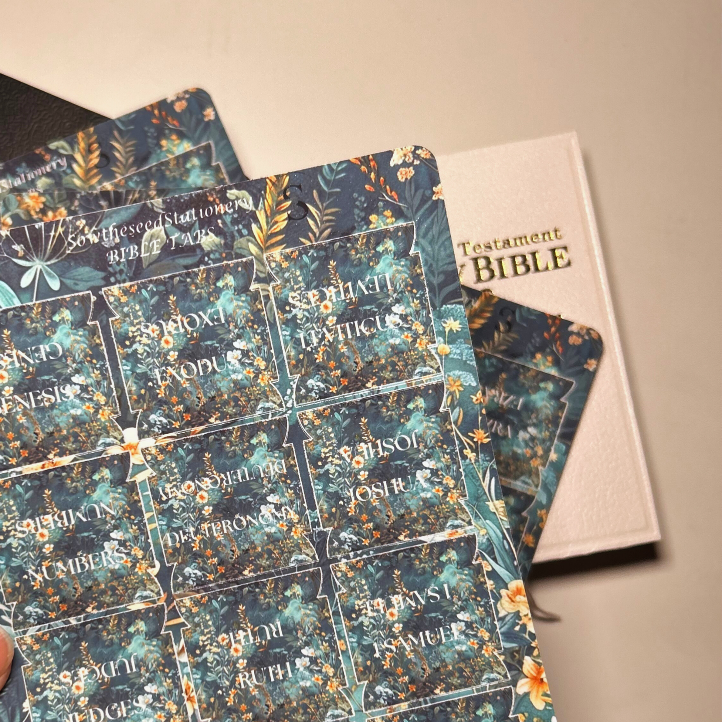 Christian Bible Tabs, Bible index tabs, Bible study supplies