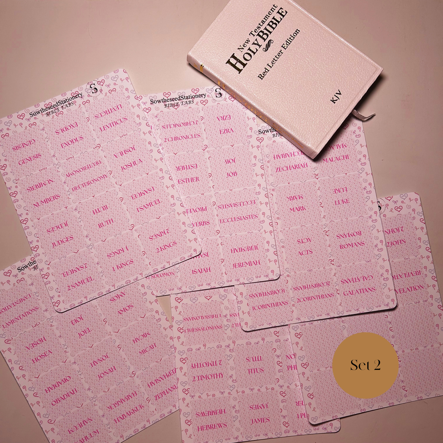 Christian Bible Tabs, Bible index tabs, Bible study supplies