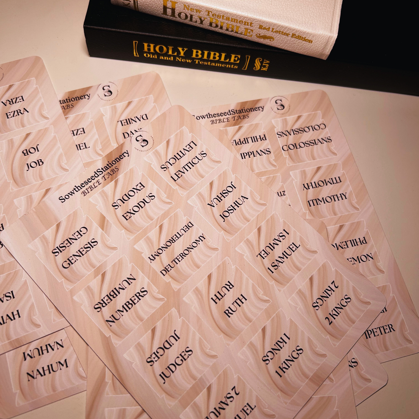 Christian Bible Tabs, Bible index tabs, Bible study supplies